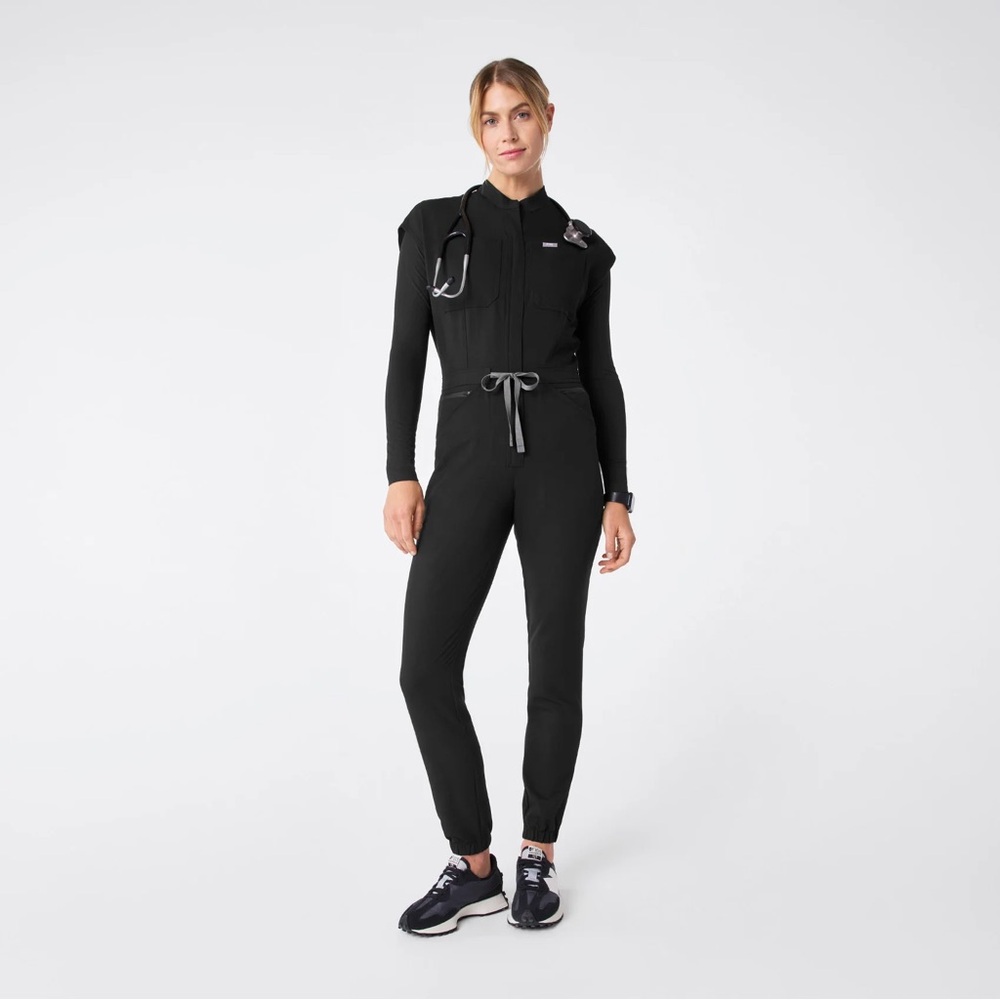 Figs Black Utility Jumpsuit (Regular) - Picture 9 of 9